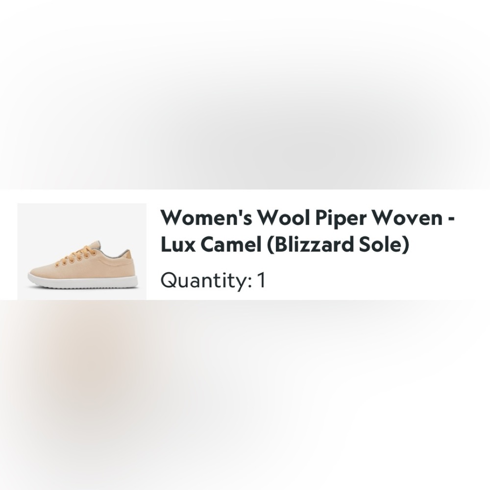 Allbirds Wool Piper Shoes, Camel Sz 7
